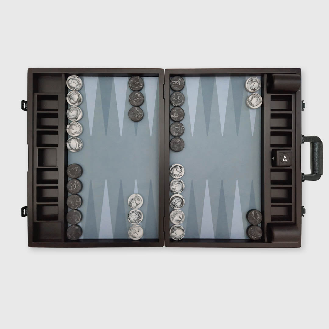 The VOID Board, Galaxy Series, Moon Edition, Luxury Backgammon Set