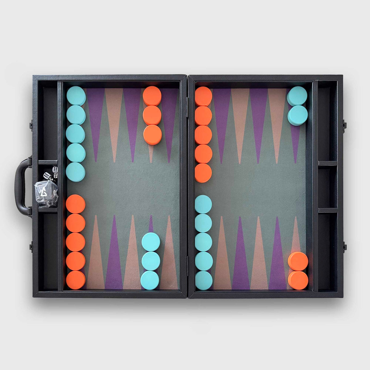 Nova Board - Cassio, Tournament Backgammon Set