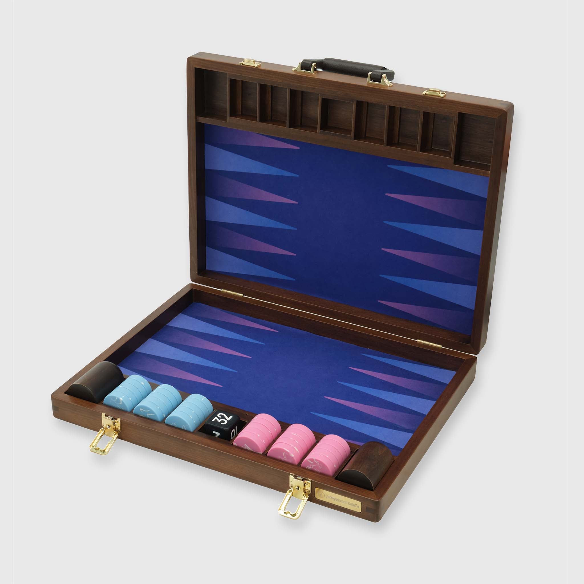 Monte-Carlo-Grand-Prix-Brett, luxuriöses Backgammon-Set, klassisches Backgammon-Thema