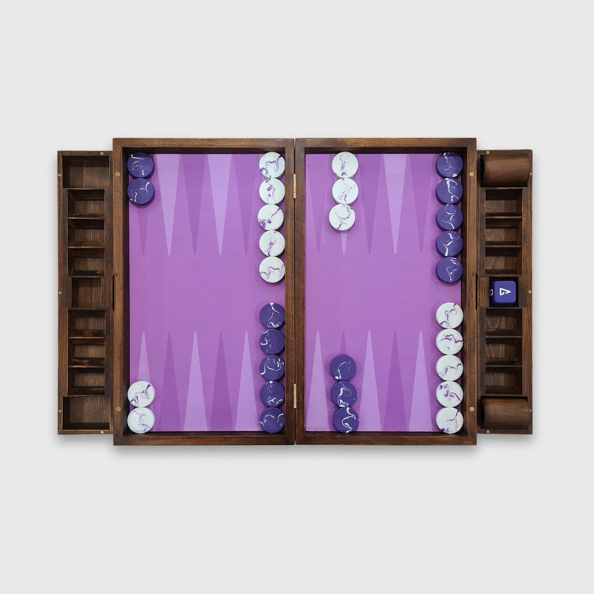 Tavola di terra, set da backgammon di lusso, design innovativo, ecologico