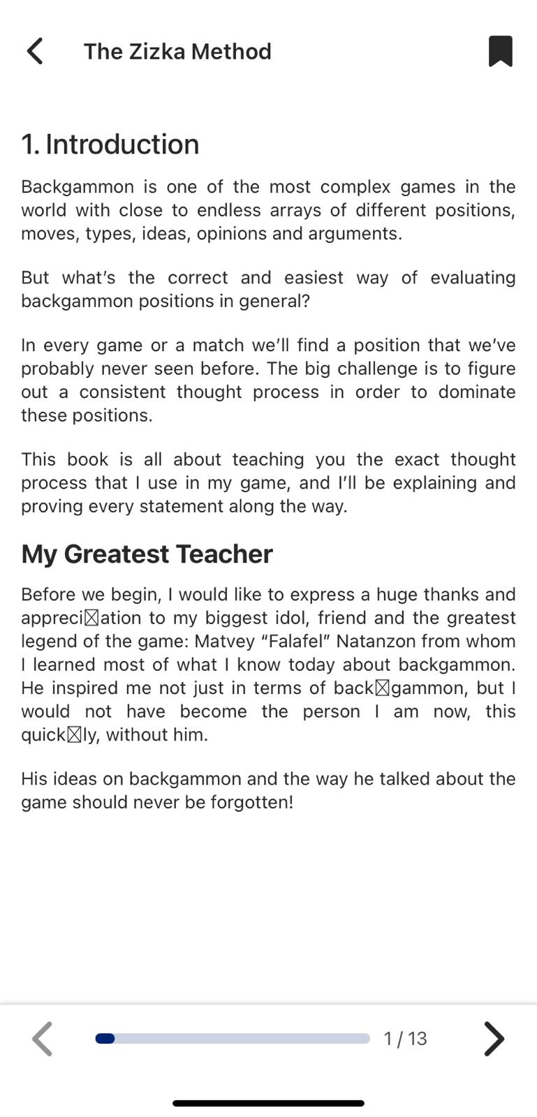 The Zizka Method - Dominating Backgammon Through Storytelling, Online Interactive E-Book