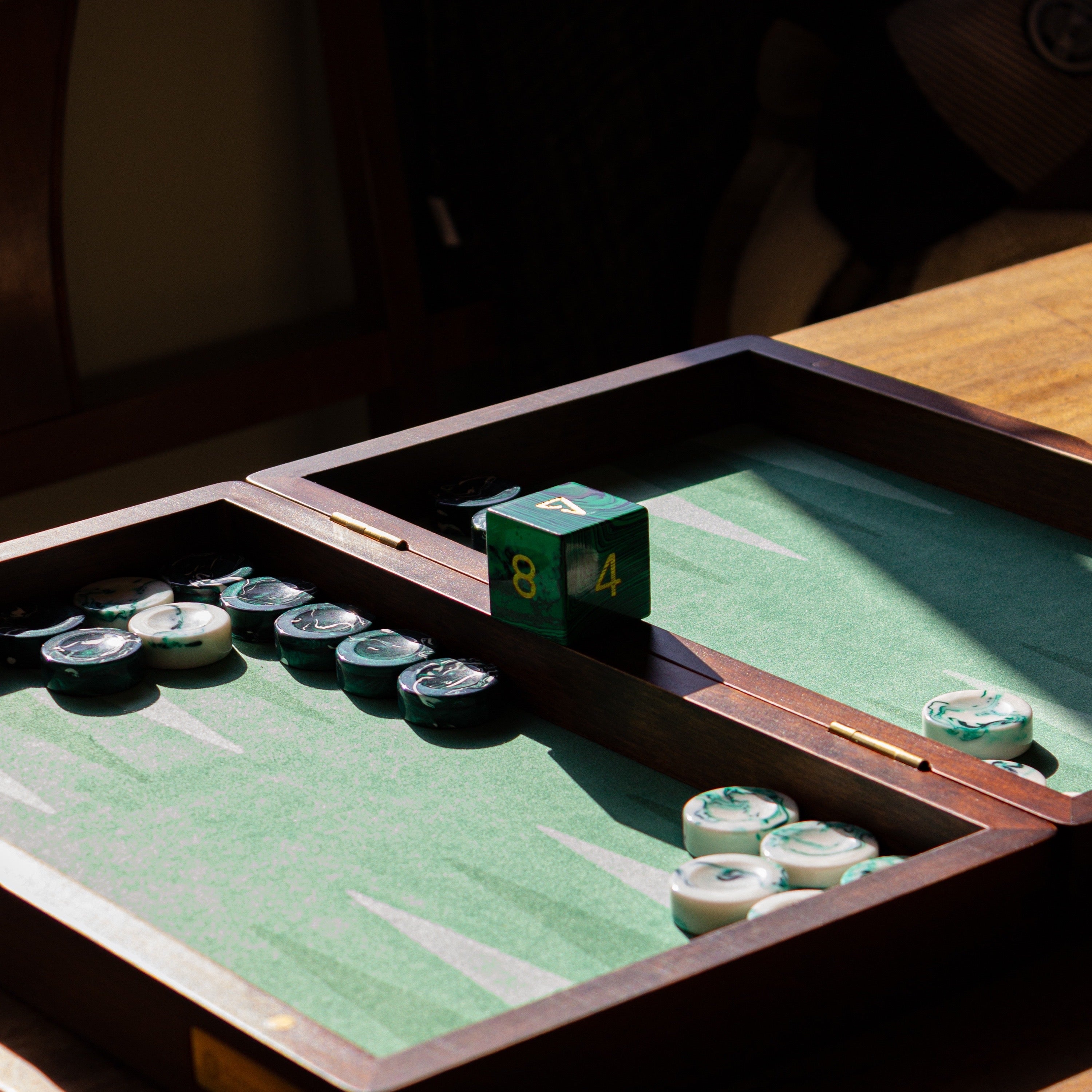 Kosmoswürfel, Backgammon-Verdoppelungswürfel