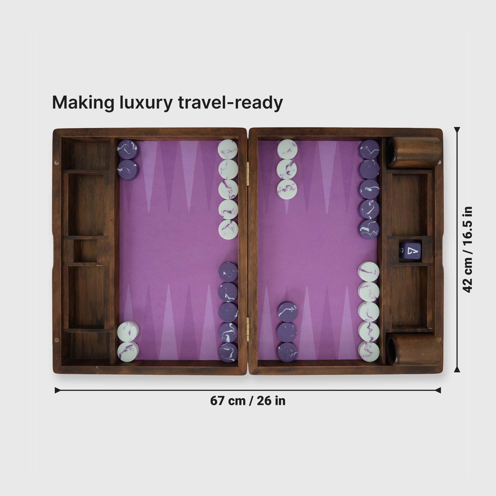 Adventure+ Board - Carinia, Size: Travel - Backgammon Galaxy