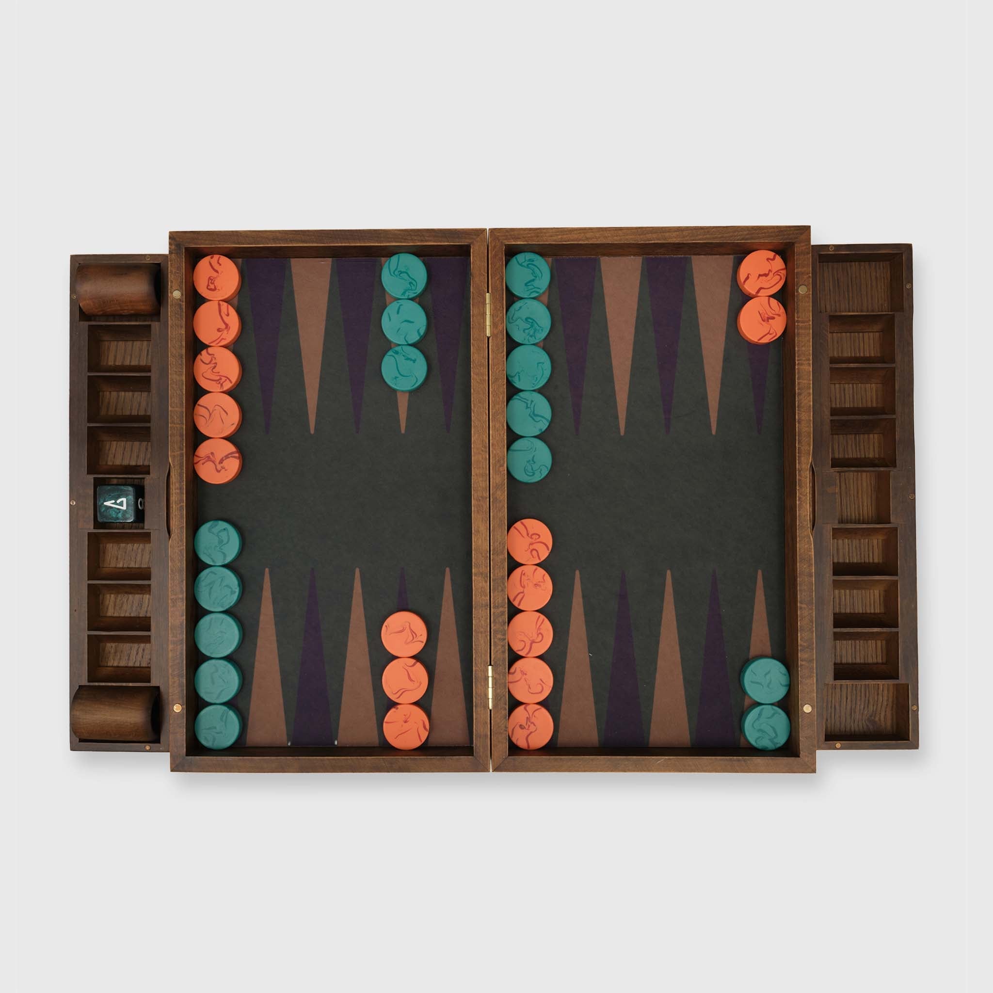 Earth Board - Cassio, Size: Tournament - Backgammon Galaxy