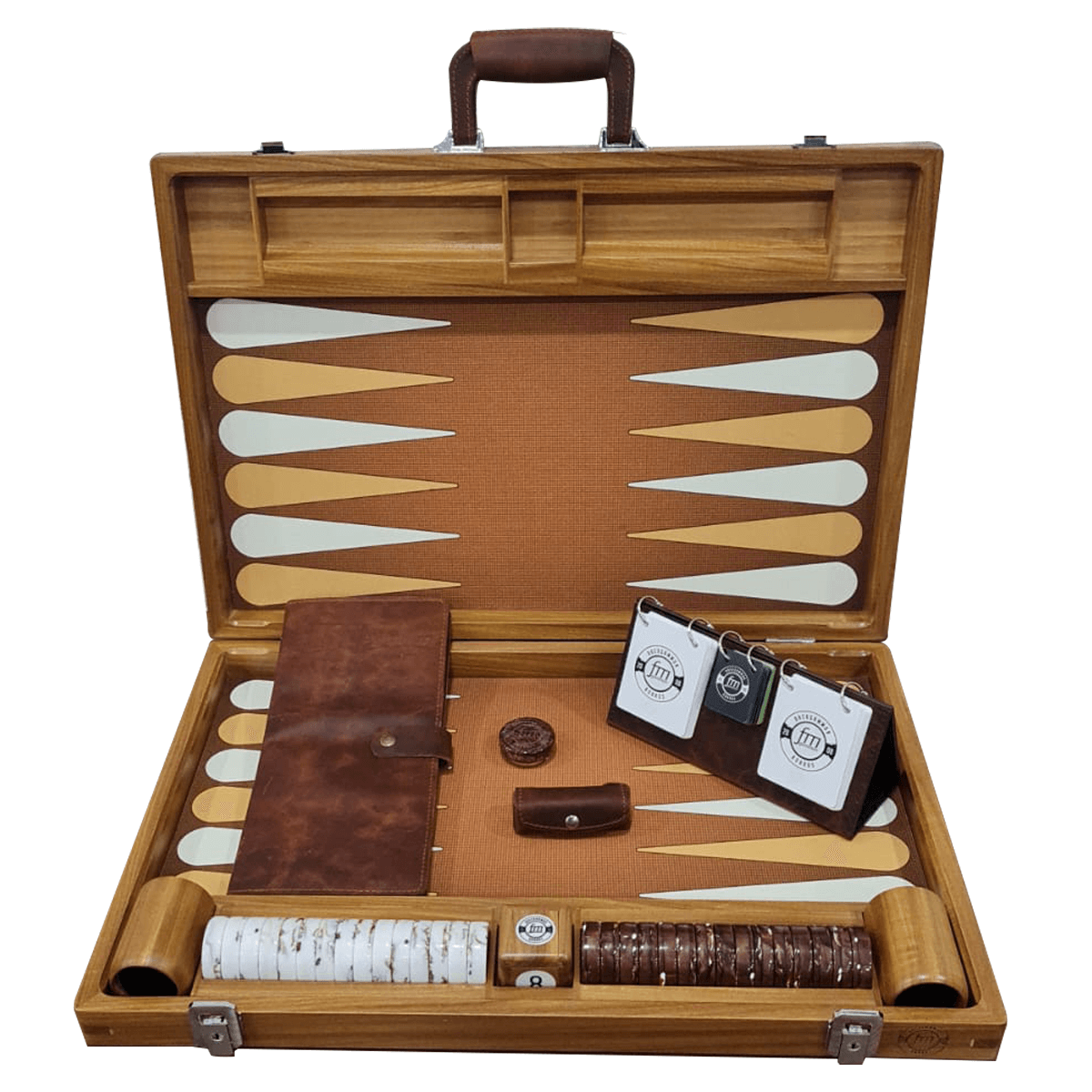 FM Gammon - American Cherry, Size: Tournament - Backgammon Galaxy