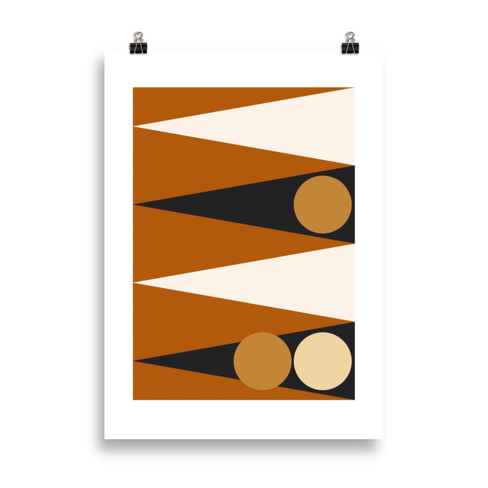 Home Hit! Poster - Backgammon Galaxy