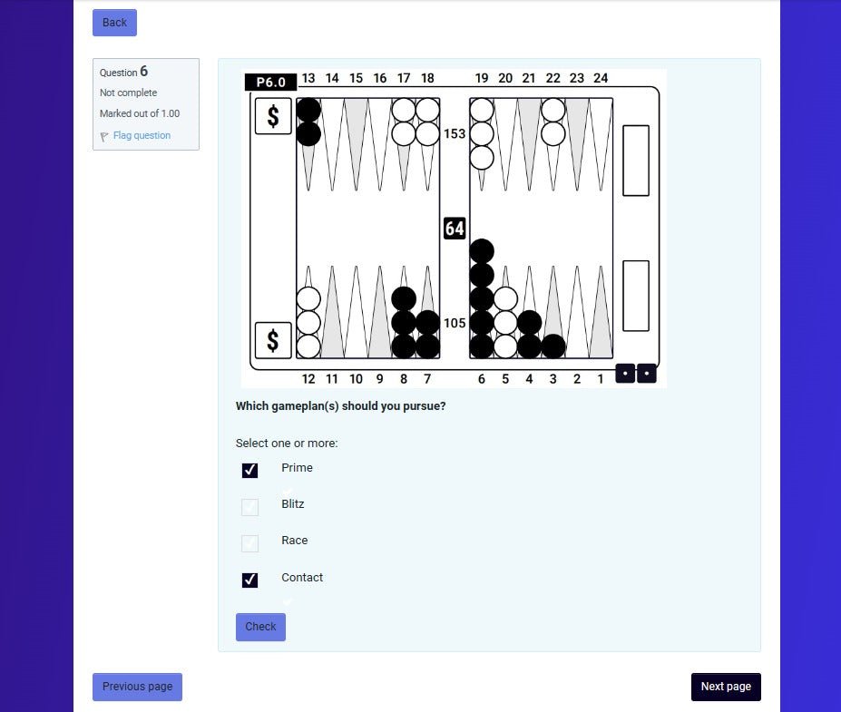 How to Not Suck at Backgammon, by Marc Olsen, Online Interactive E-Book - Backgammon Galaxy