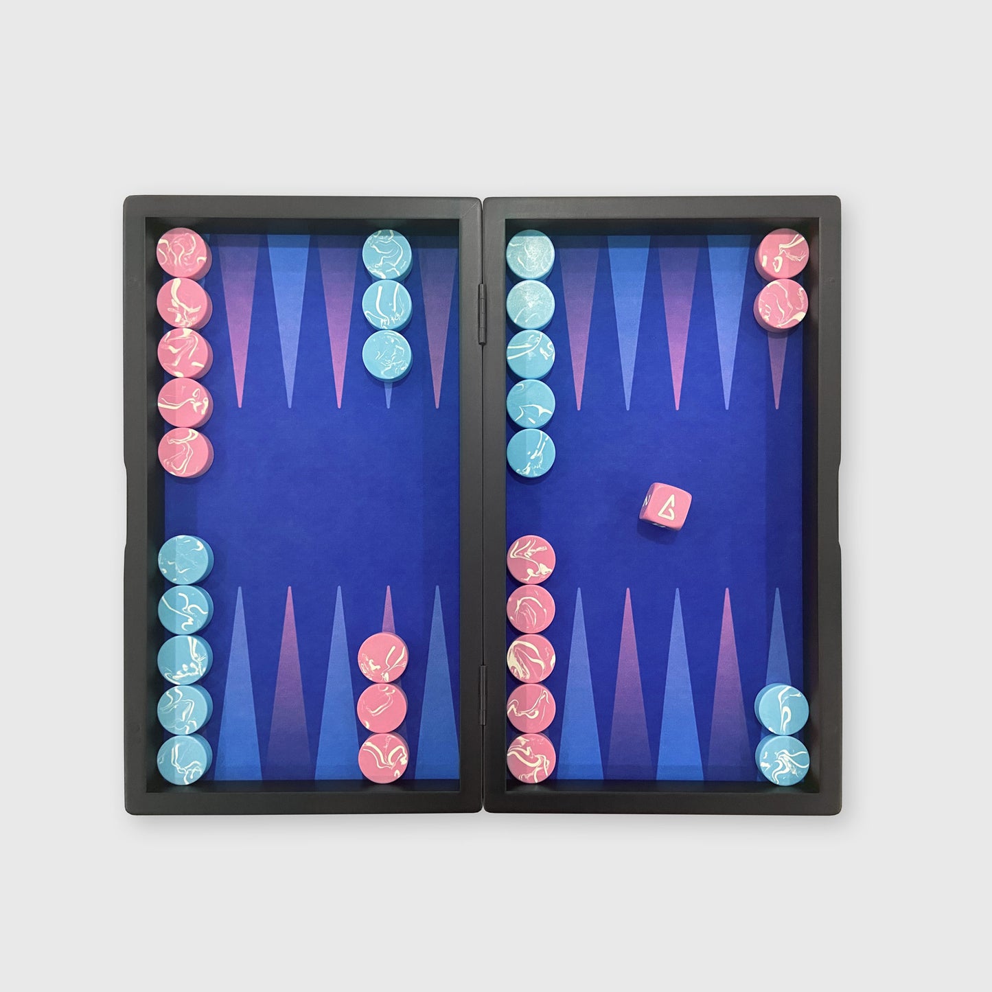 Adventure Board, Quantum Edition, Luxury Backgammon Travel Set, Unisex Style