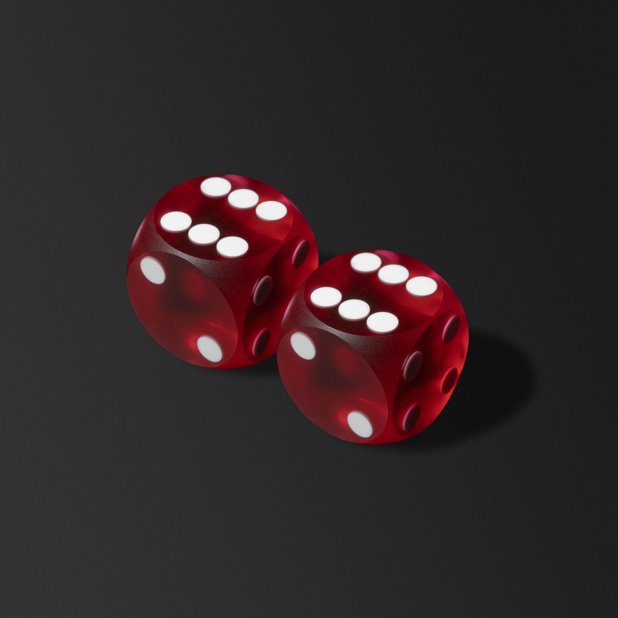 Precision Dice Pair, Glossy, Outlet, United Kingdom - Backgammon Galaxy