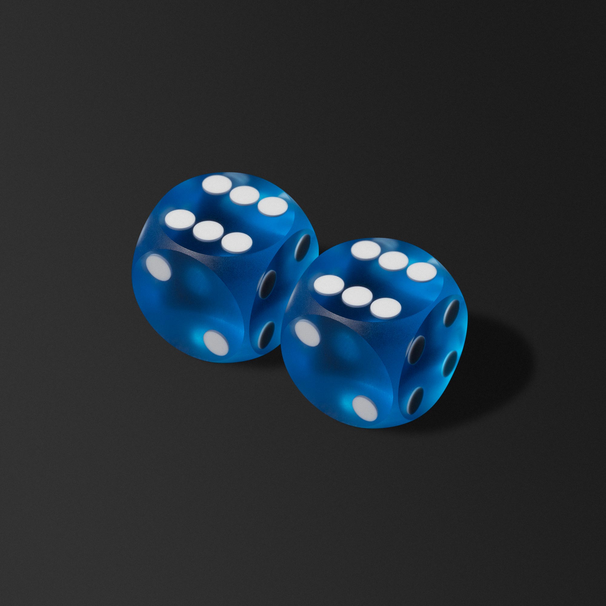 Precision Dice Pair, Glossy, Outlet, United Kingdom - Backgammon Galaxy
