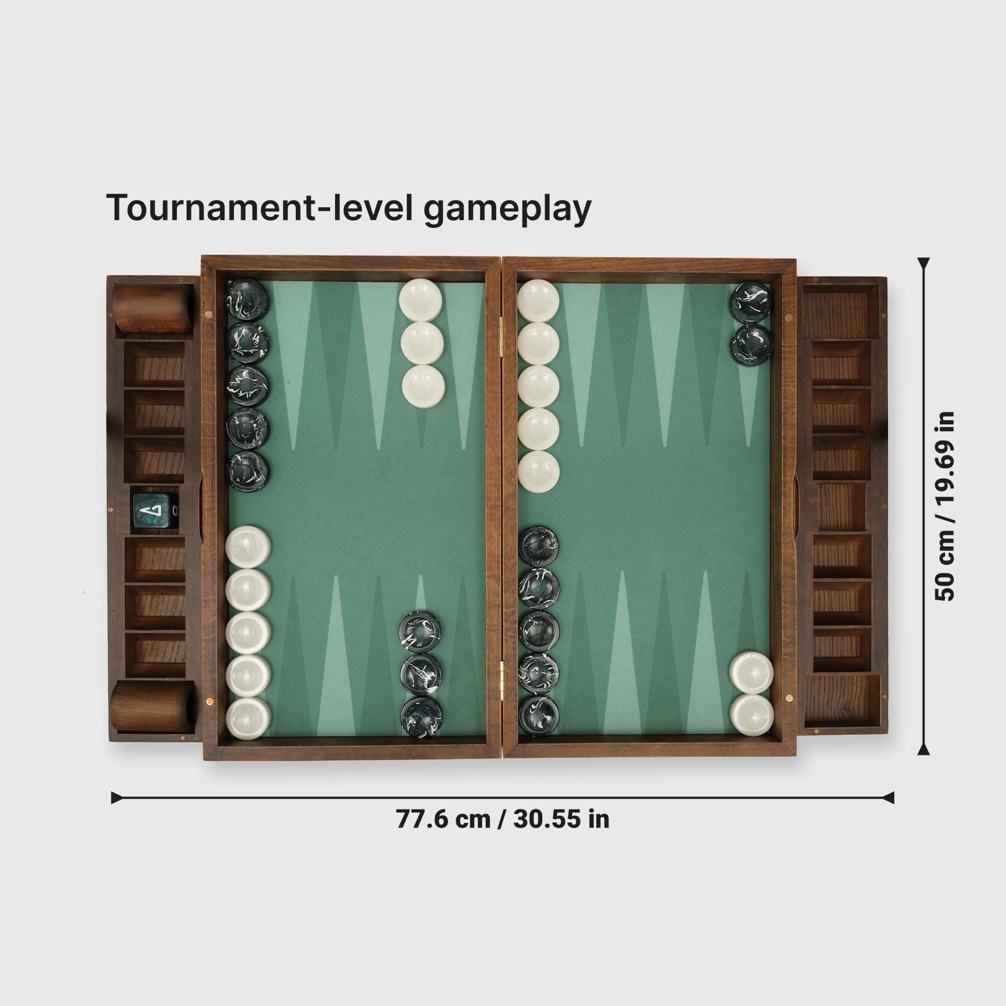 The Earth Board, Size: Tournament - Backgammon Galaxy