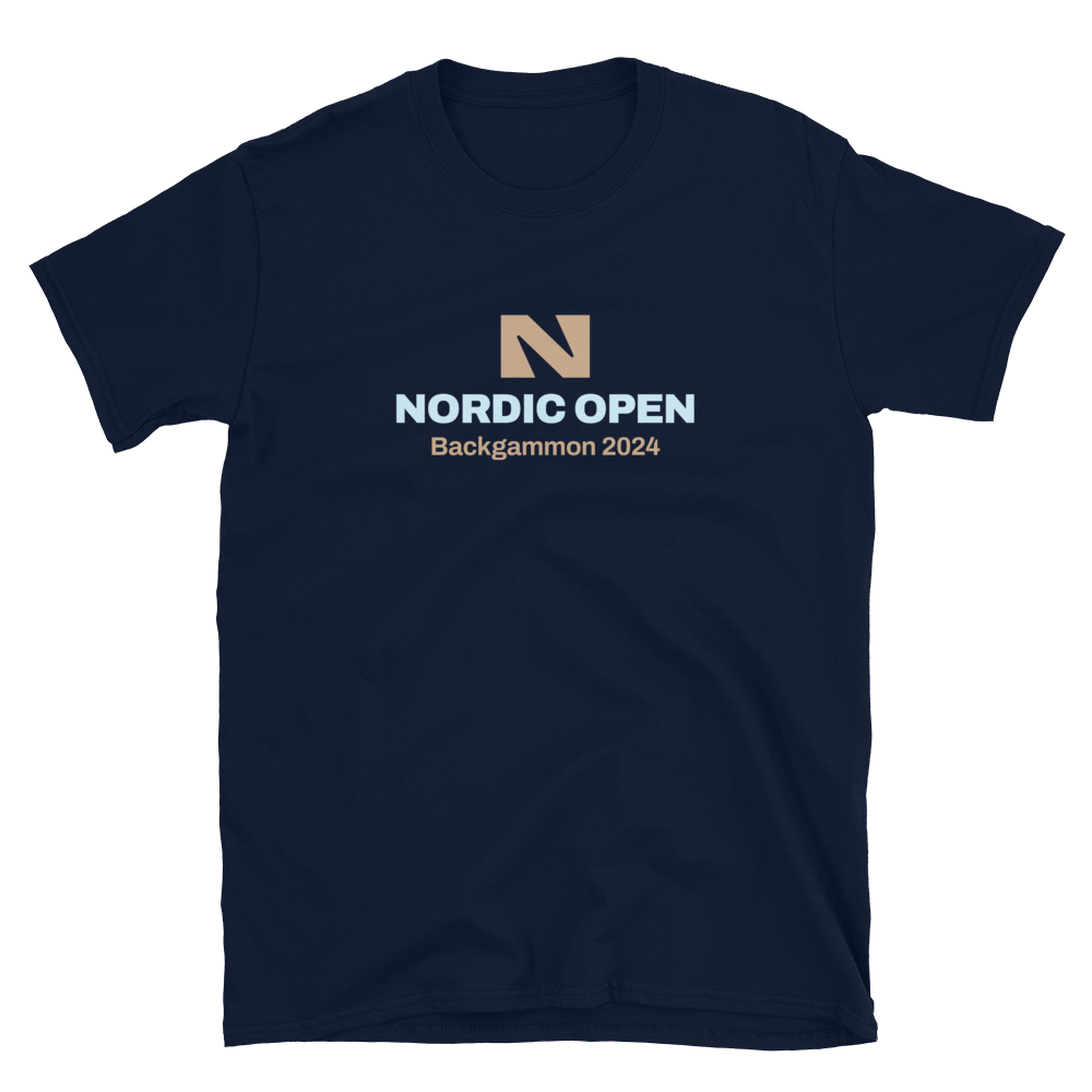 Nordic Open 2024 Tshirt (Navy) Backgammon Galaxy