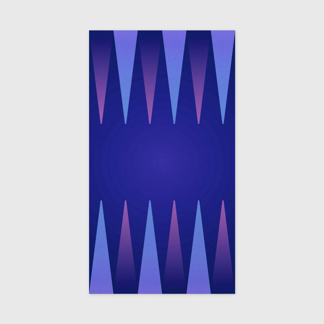 Void Interstellar Series surface inlay, multiple colors, 2 inlays per set - Backgammon Galaxy