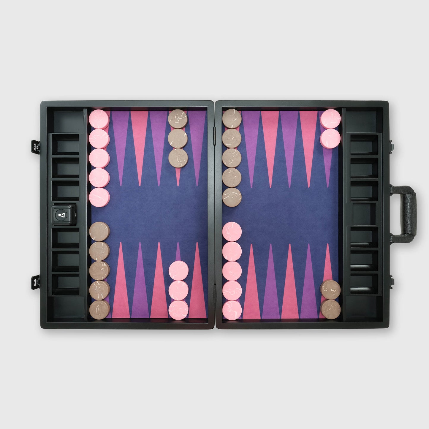 The VOID Board, 2nd Generation, Andromeda Edition, Interstellar Series, Luxury Backgammon Set, by Backgammon Galaxy