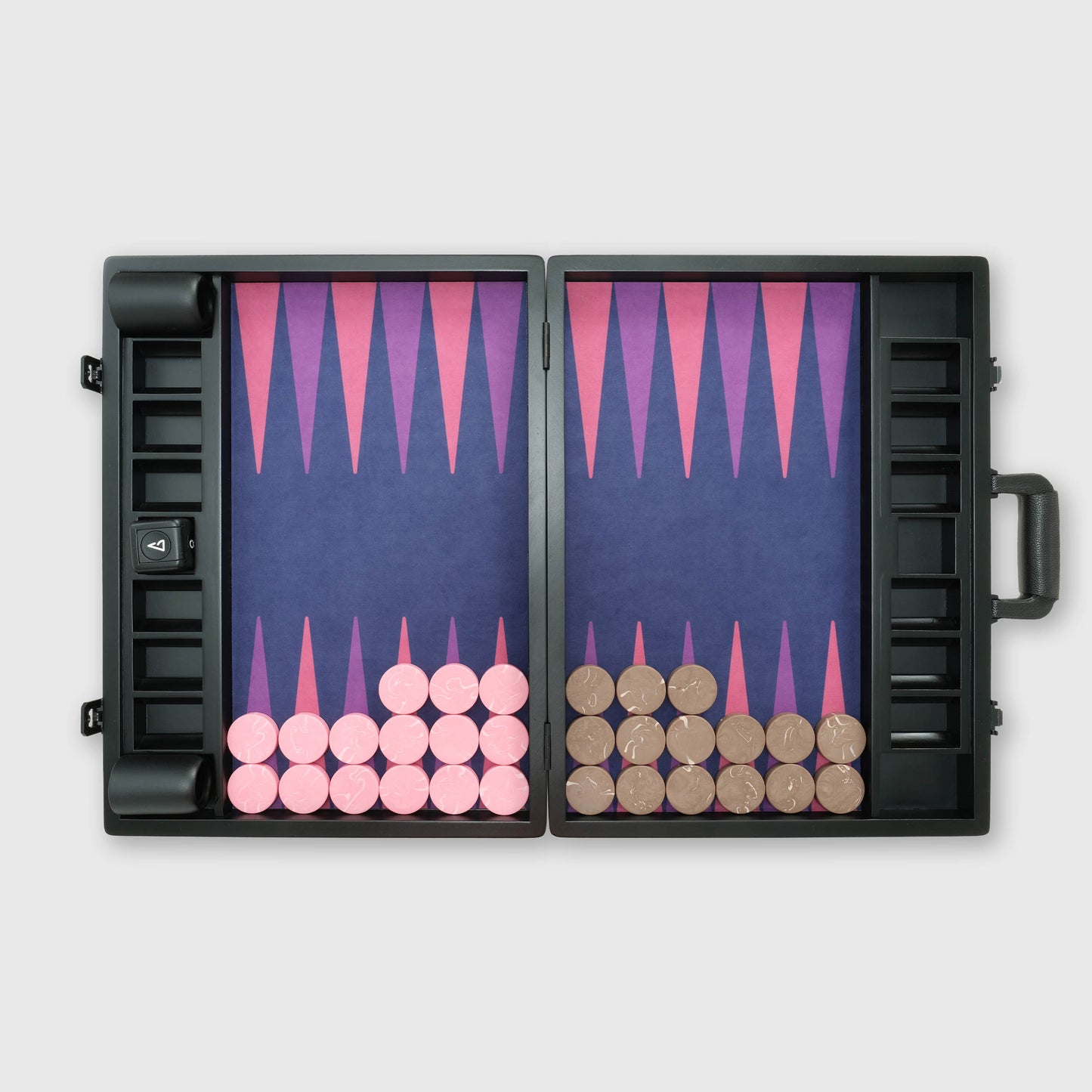 The VOID Board, 2nd Generation, Andromeda Edition, Interstellar Series, Luxury Backgammon Set, by Backgammon Galaxy