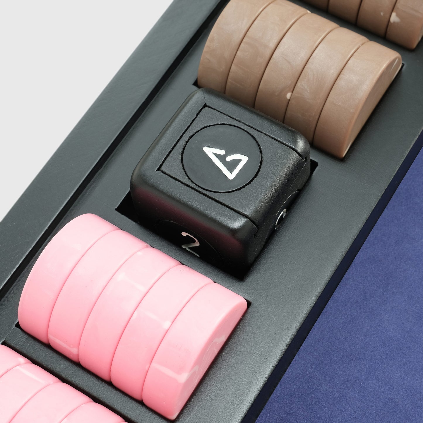 The VOID Board, 2nd Generation, Andromeda Edition, Interstellar Series, Luxury Backgammon Set, by Backgammon Galaxy