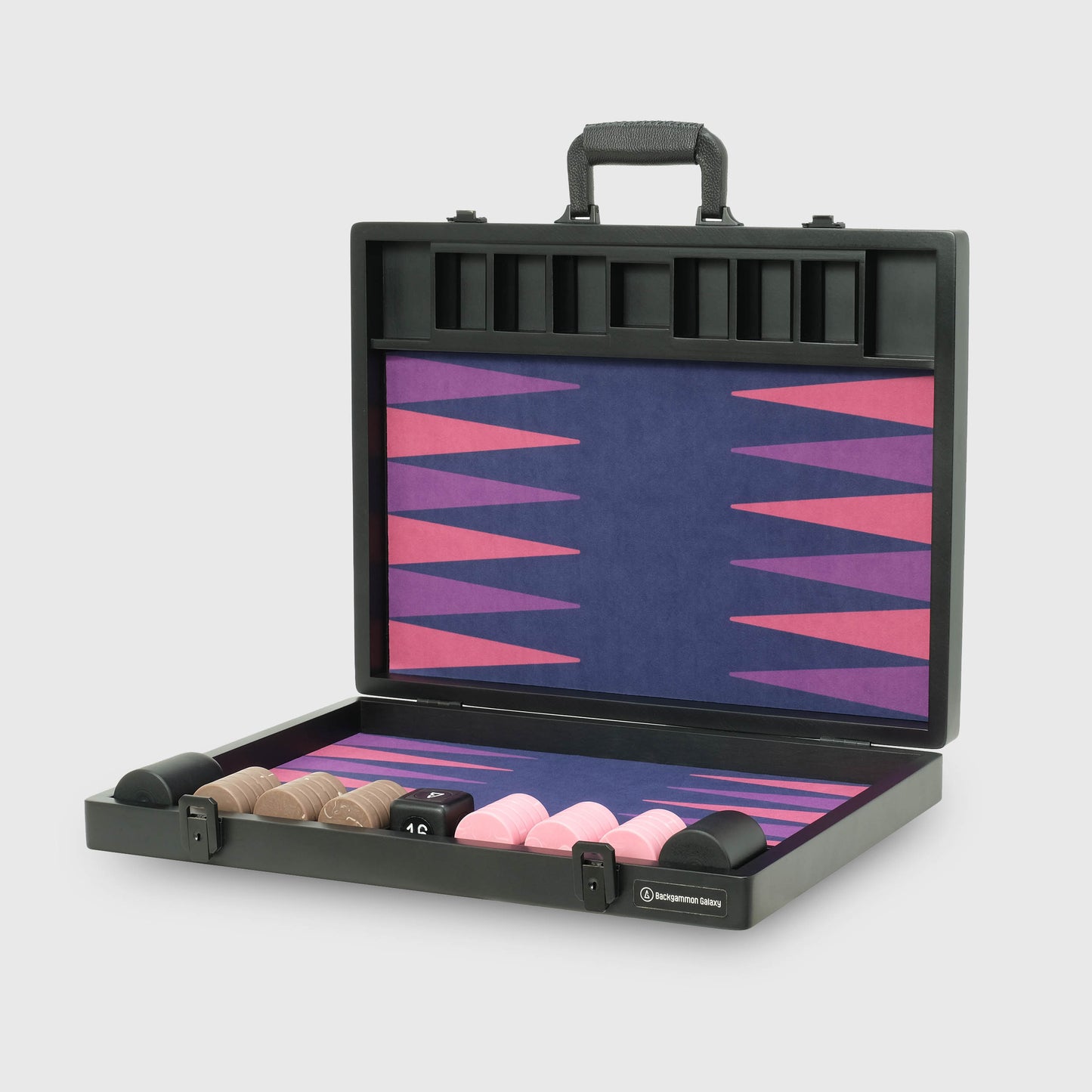 The VOID Board, 2nd Generation, Andromeda Edition, Interstellar Series, Luxury Backgammon Set, by Backgammon Galaxy