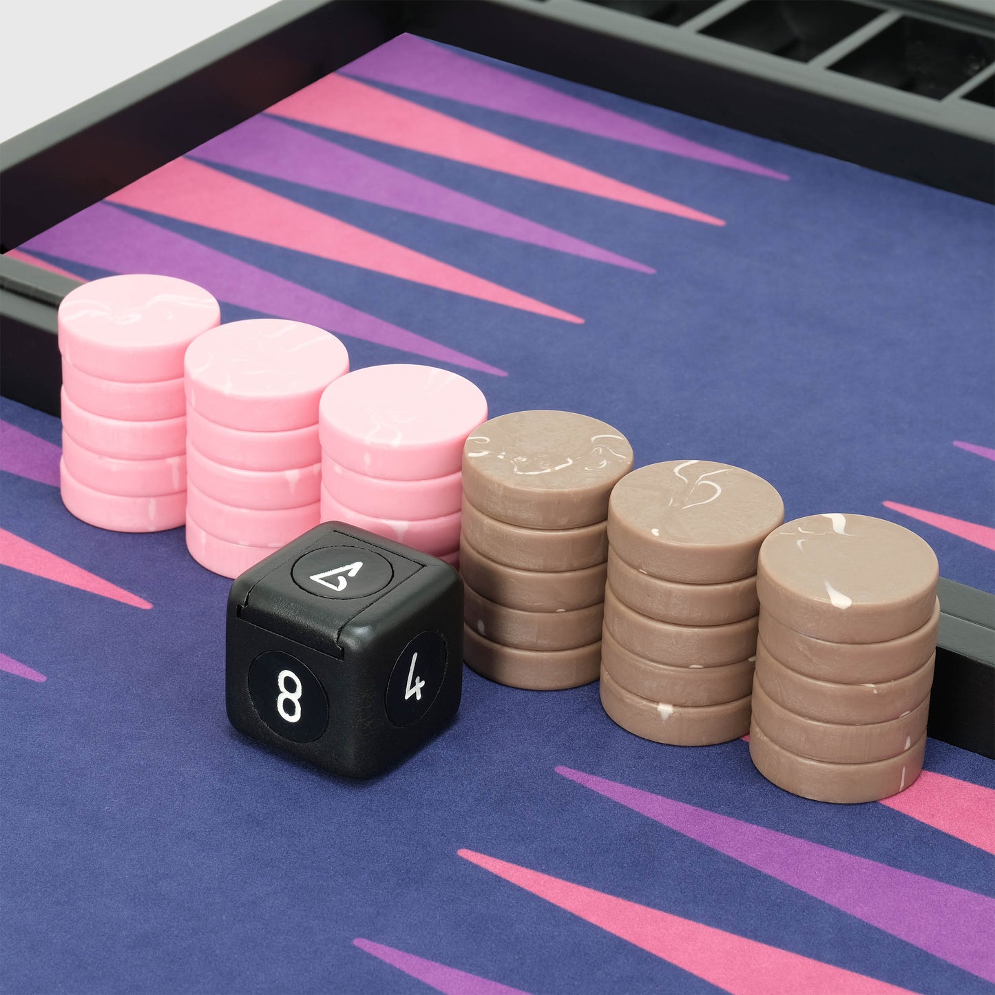 The VOID Board, 2nd Generation, Andromeda Edition, Interstellar Series, Luxury Backgammon Set, by Backgammon Galaxy