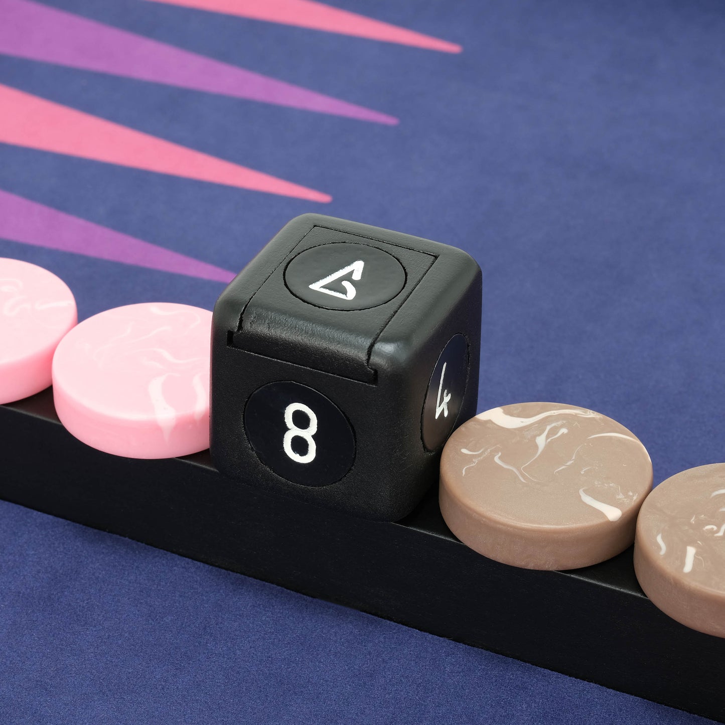 The VOID Board, 2nd Generation, Andromeda Edition, Interstellar Series, Luxury Backgammon Set, by Backgammon Galaxy