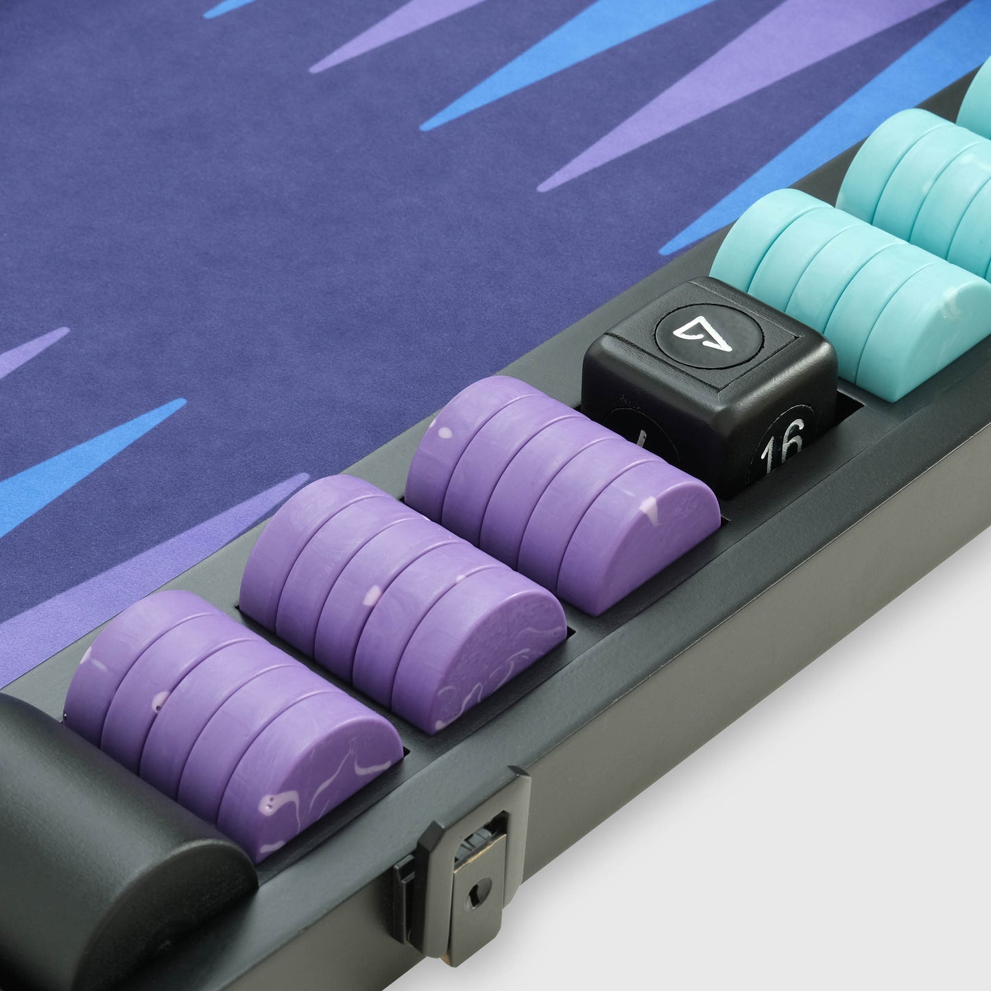 The VOID Board, 2nd Generation, Aurora Edition, Interstellar Series, Luxury Backgammon Set, by Backgammon Galaxy