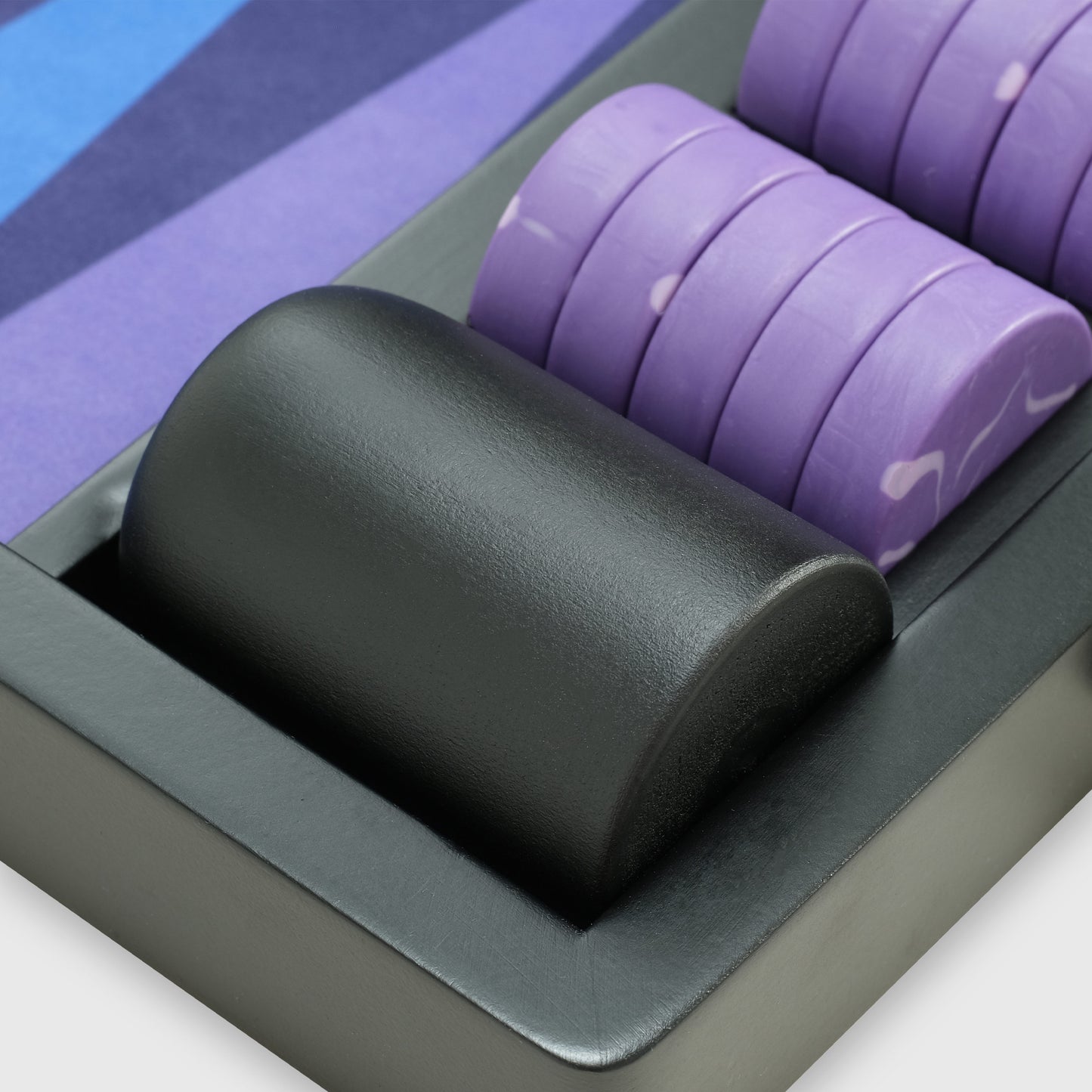 The VOID Board, 2nd Generation, Aurora Edition, Interstellar Series, Luxury Backgammon Set, by Backgammon Galaxy
