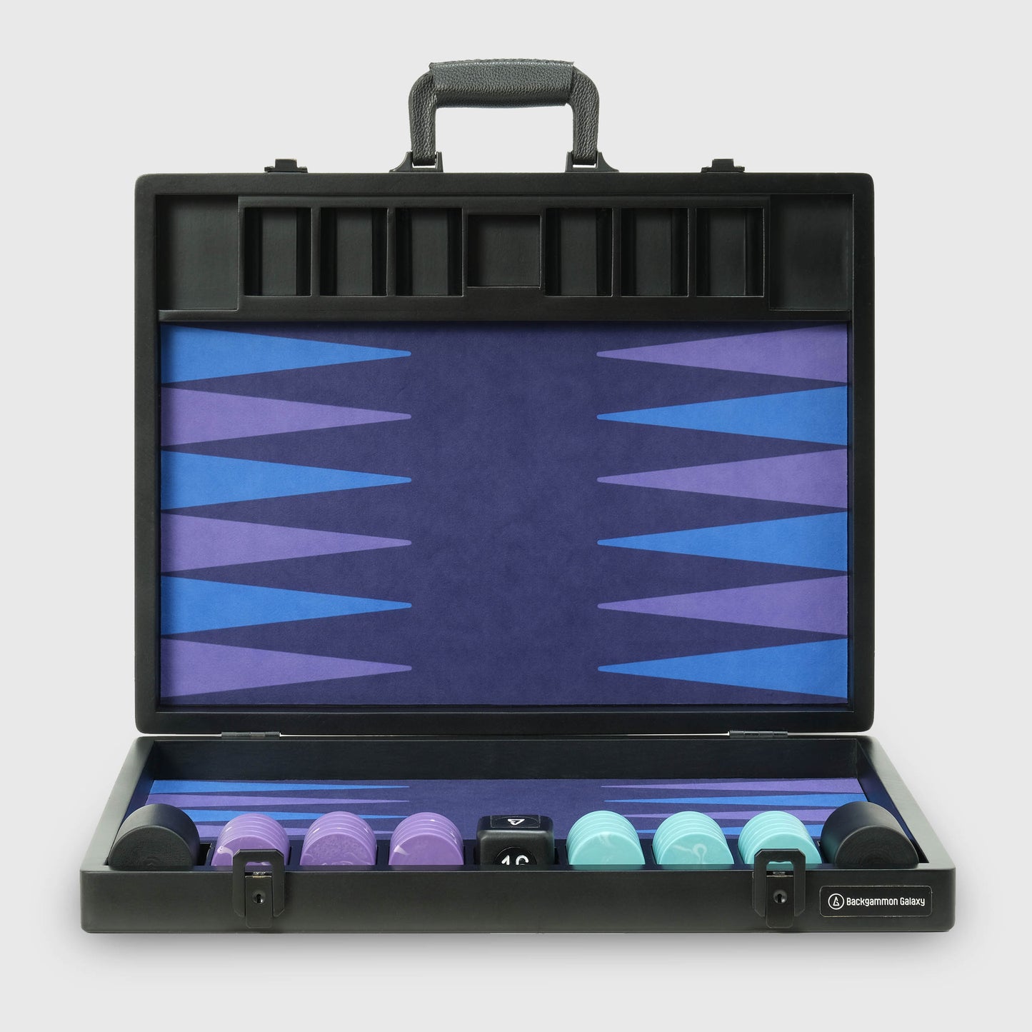 The VOID Board, 2nd Generation, Aurora Edition, Interstellar Series, Luxury Backgammon Set, by Backgammon Galaxy
