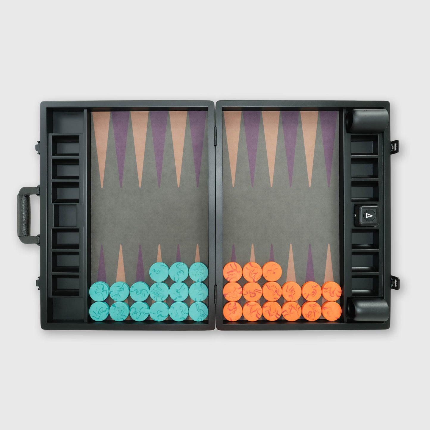 The VOID Board, 2nd Generation, Cassio Edition, Interstellar Series, Luxury Backgammon Set, by Backgammon Galaxy