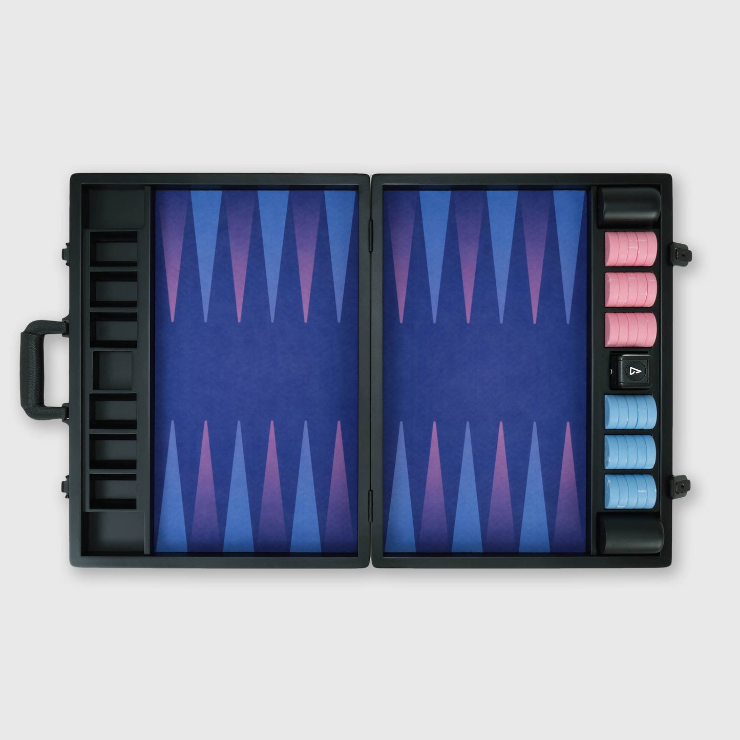 The VOID Board, 2nd Generation, Quantum Edition, Interstellar Series, Luxury Backgammon Set, by Backgammon Galaxy