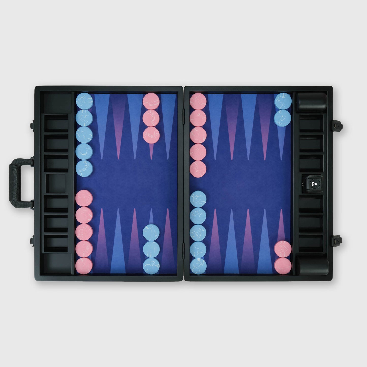 The VOID Board, 2nd Generation, Quantum Edition, Interstellar Series, Luxury Backgammon Set, by Backgammon Galaxy