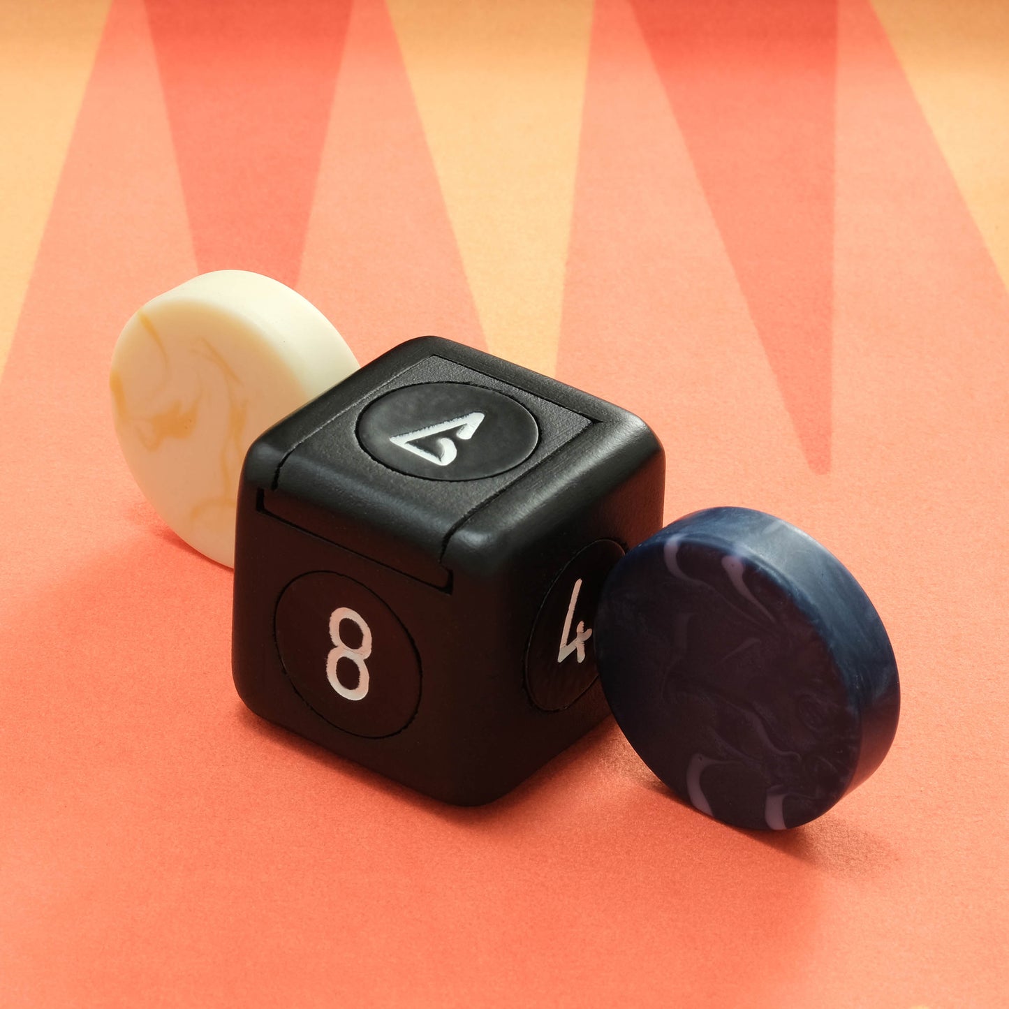 The VOID Board, 2nd Generation, Solaris Edition, Interstellar Series, Luxury Backgammon Set, by Backgammon Galaxy