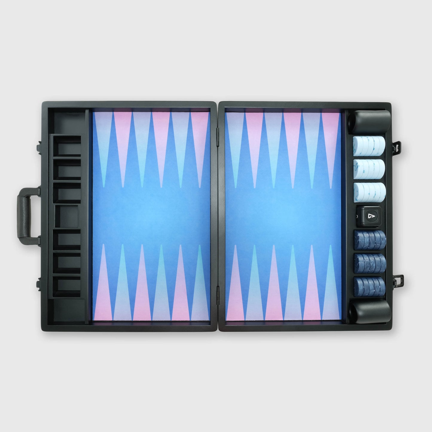 The VOID Board, 2nd Generation, Vega Edition, Interstellar Series, Luxury Backgammon Set, by Backgammon Galaxy