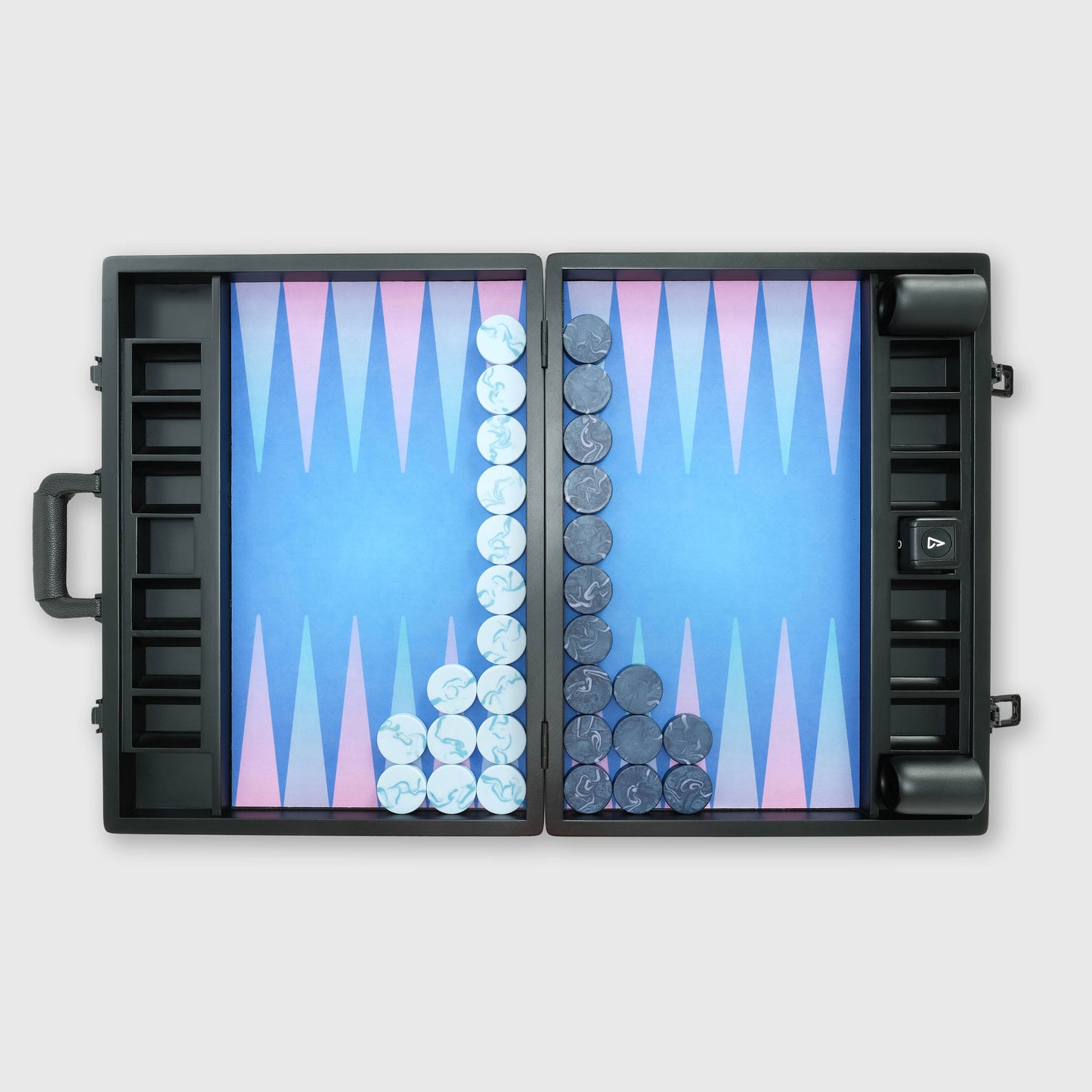 The VOID Board, 2nd Generation, Vega Edition, Interstellar Series, Luxury Backgammon Set, by Backgammon Galaxy