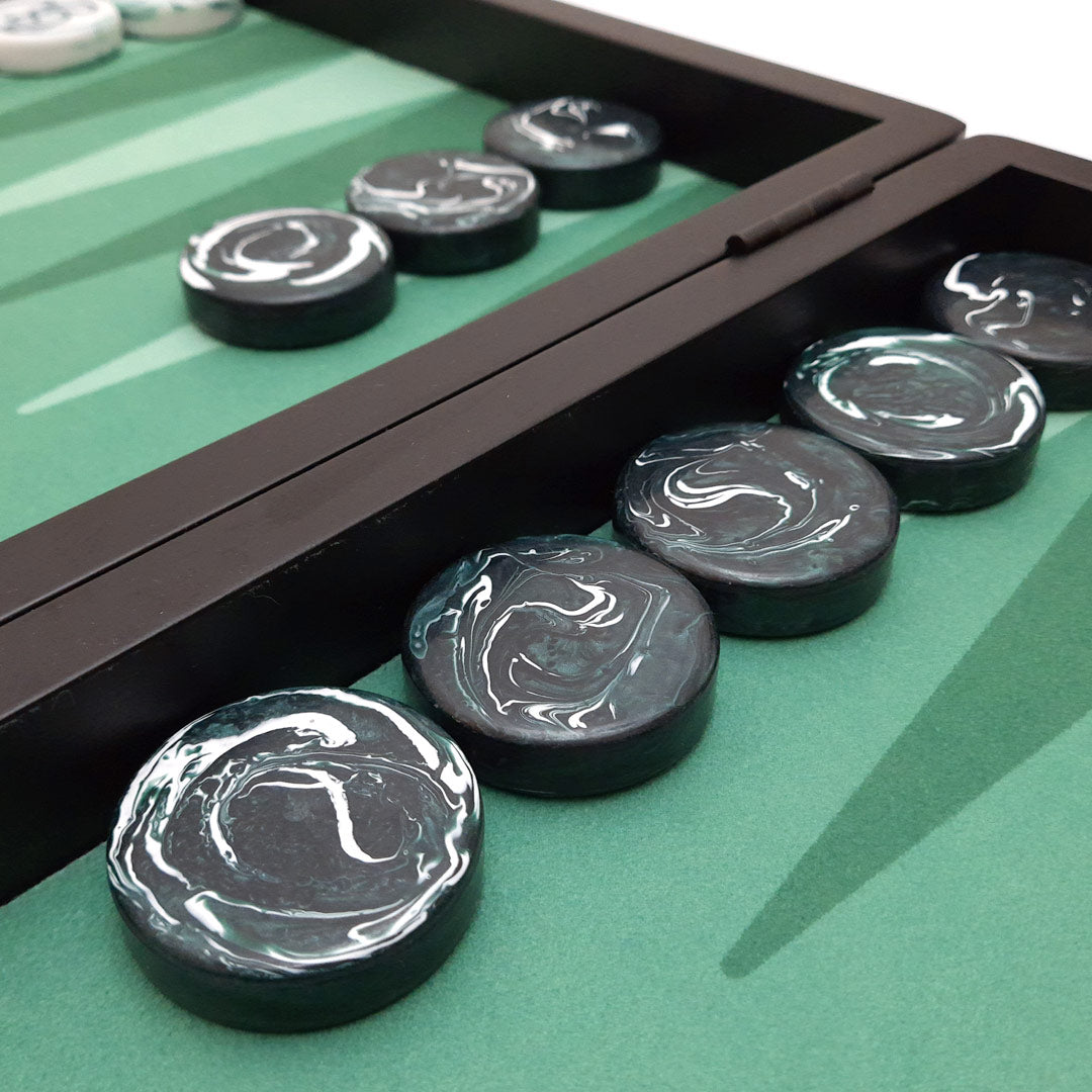 The VOID Board, Galaxy Series, Earth Edition, Luxury Backgammon Set