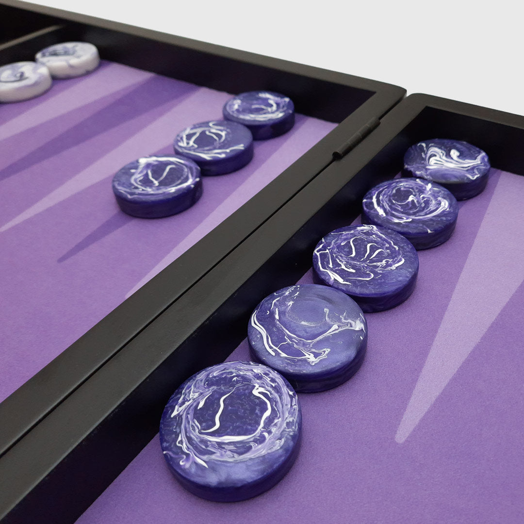 The VOID Board, Nebula Edition, Luxury Backgammon Set