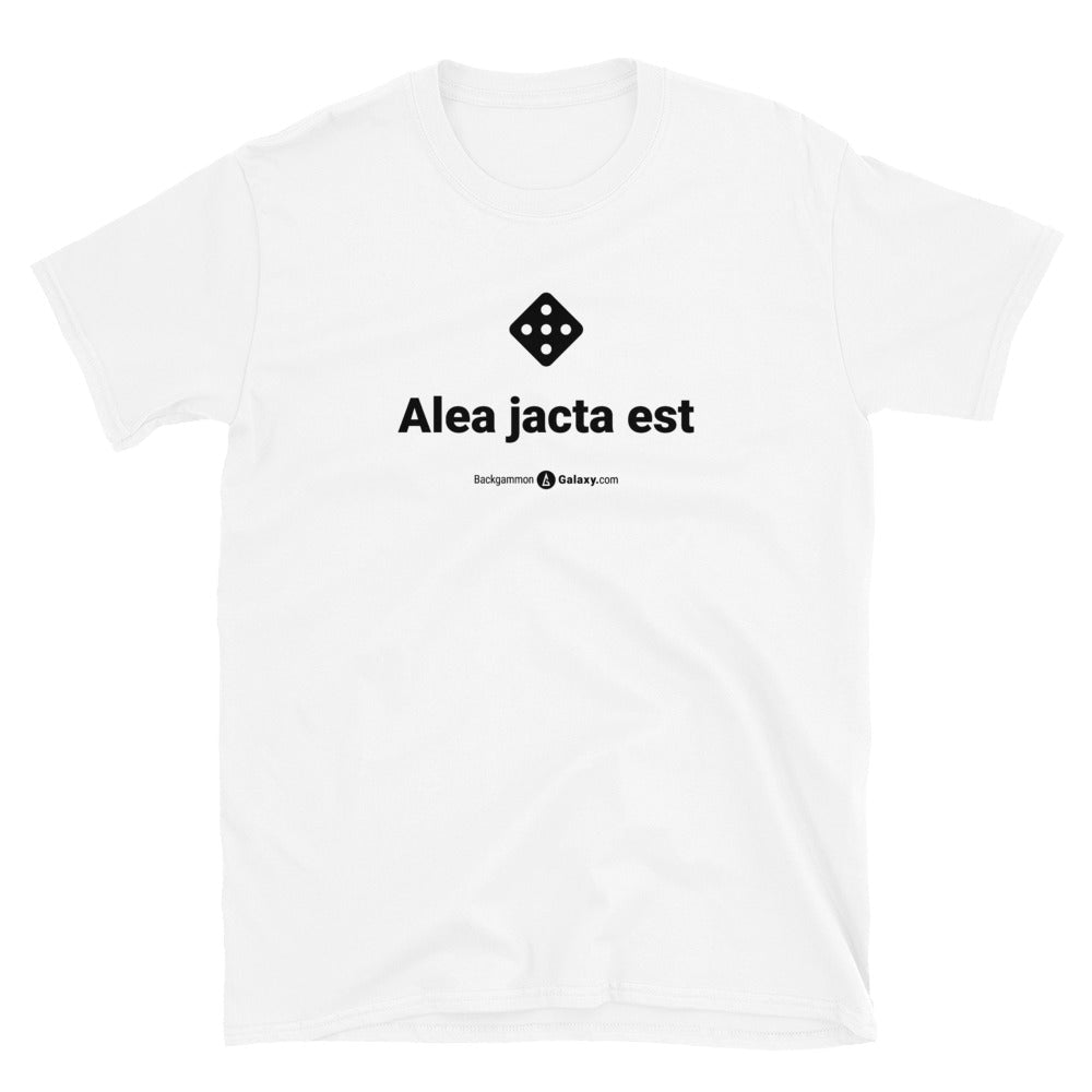 Alea Jacta Est Unisex T-Shirt - Backgammon Galaxy