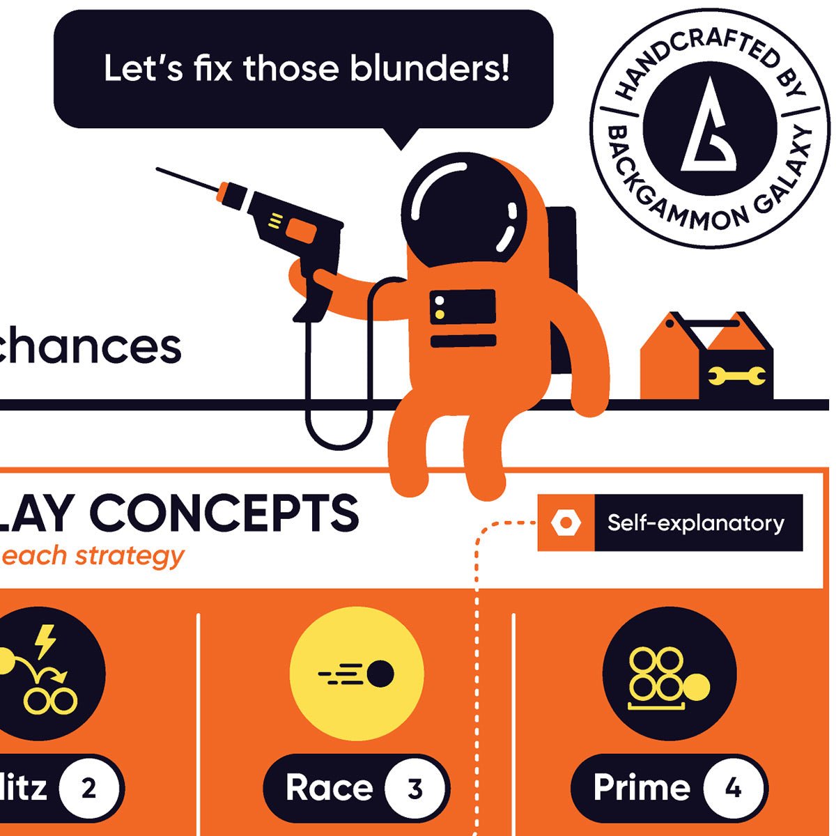 Backgammon TOOLBOX Poster - Backgammon Galaxy