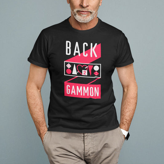 Backgammon T-shirt, Unisex - Backgammon Galaxy S / Black T-shirt