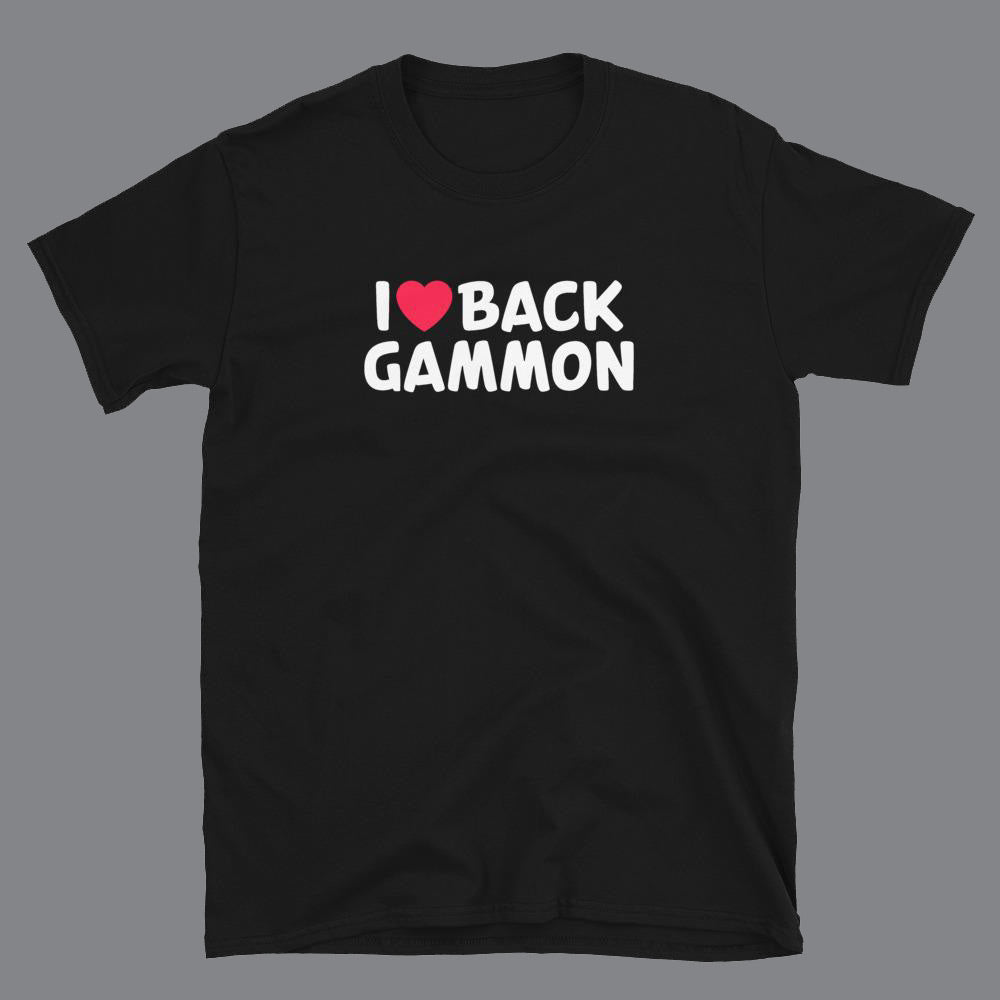 I Love Backgammon, Unisex T-shirt - Backgammon Galaxy