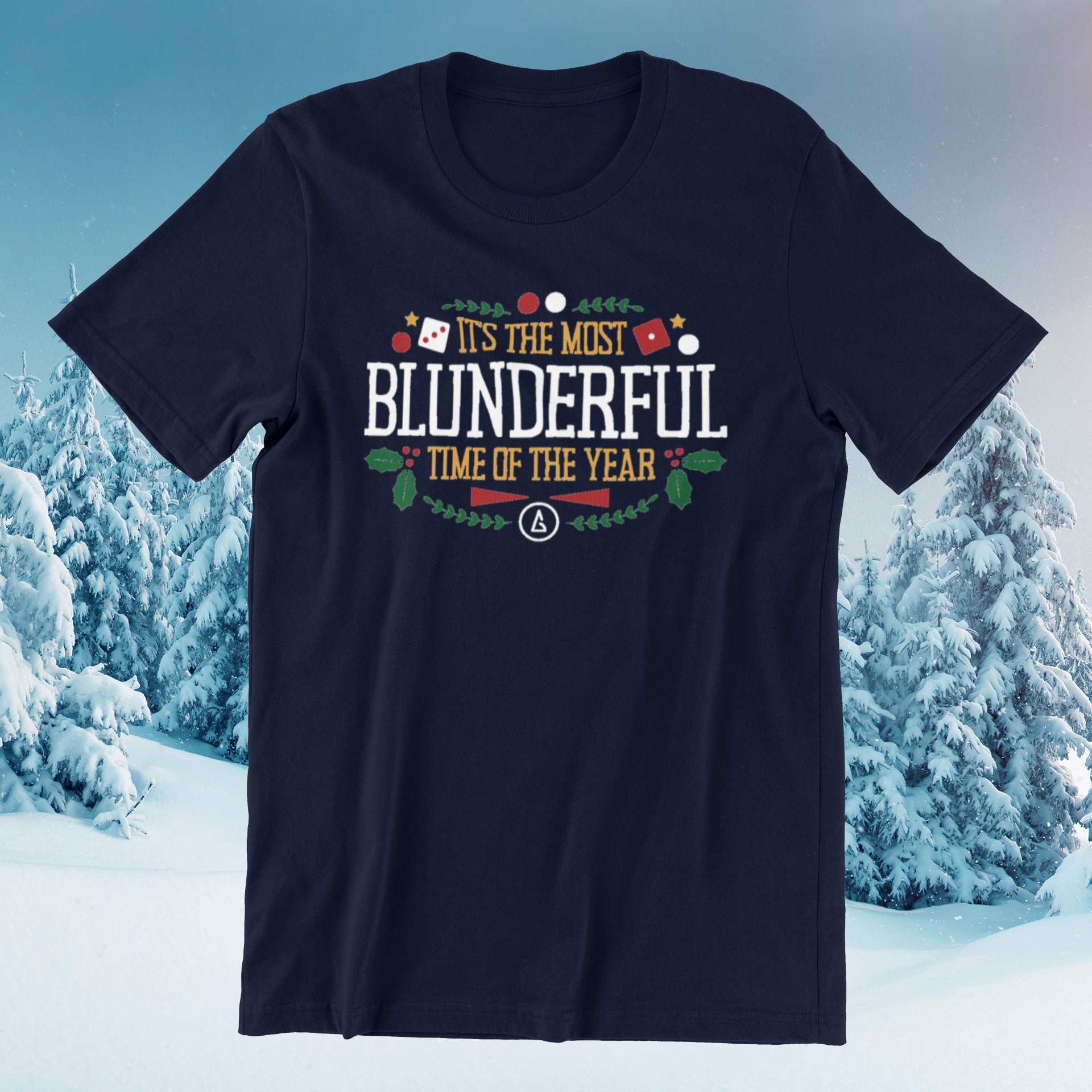"It's The Most Blunderful Time Of The Year" XMAS T-Shirt - Backgammon Galaxy