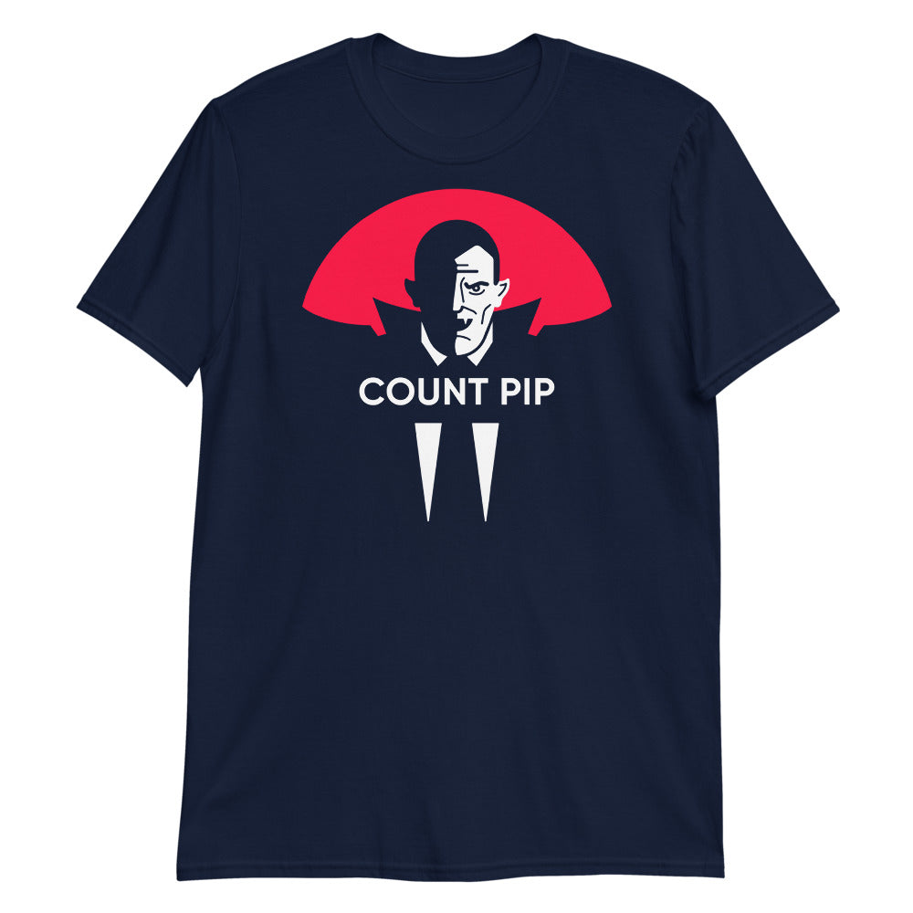 COUNT PIP Backgammon Halloween T-shirt - Backgammon Galaxy Navy / S T-shirt