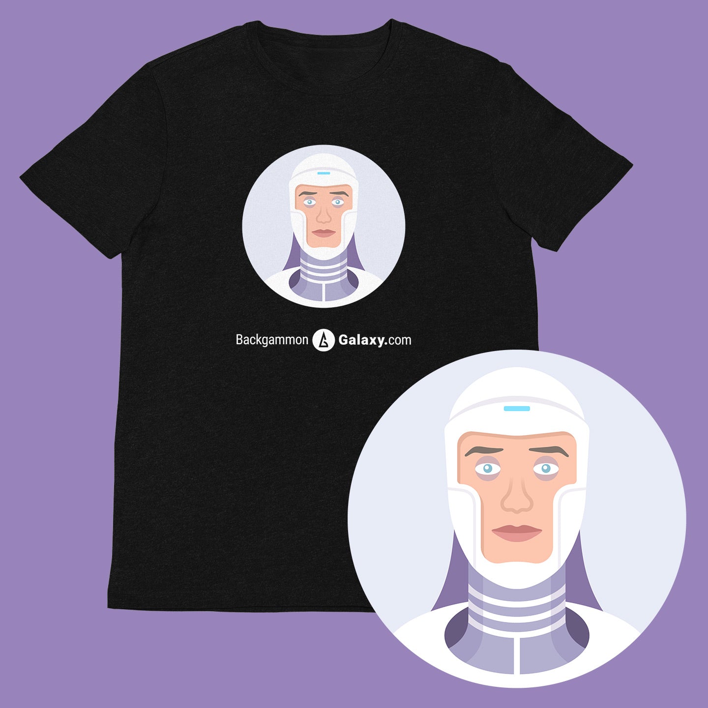 Original Avatar Unisex T-shirt "Eleven" - Backgammon Galaxy T-shirt