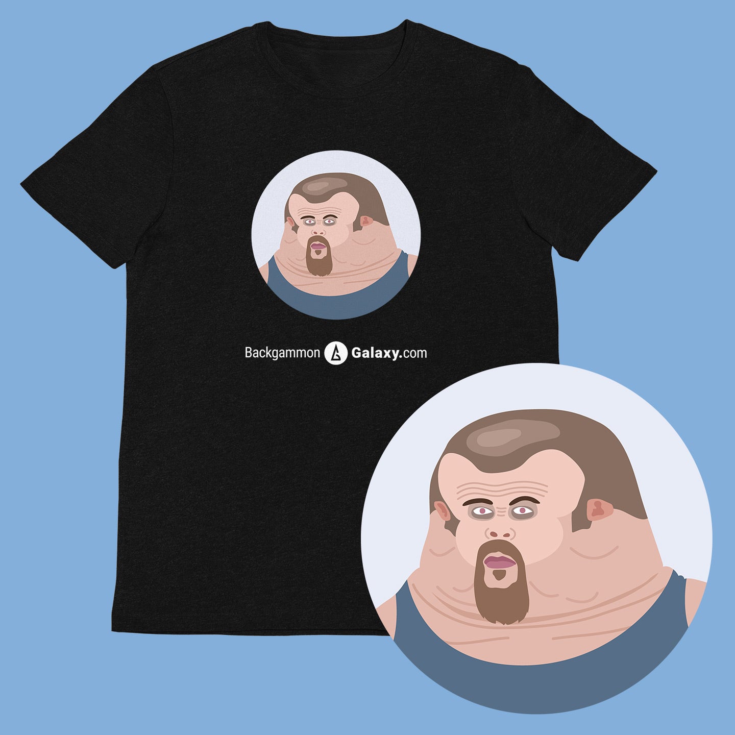 Original Avatar Unisex T-shirt "Seventeen" - Backgammon Galaxy T-shirt