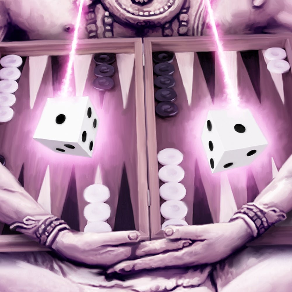 Original "Eyes of Shiva" Backgammon Poster - Backgammon Galaxy