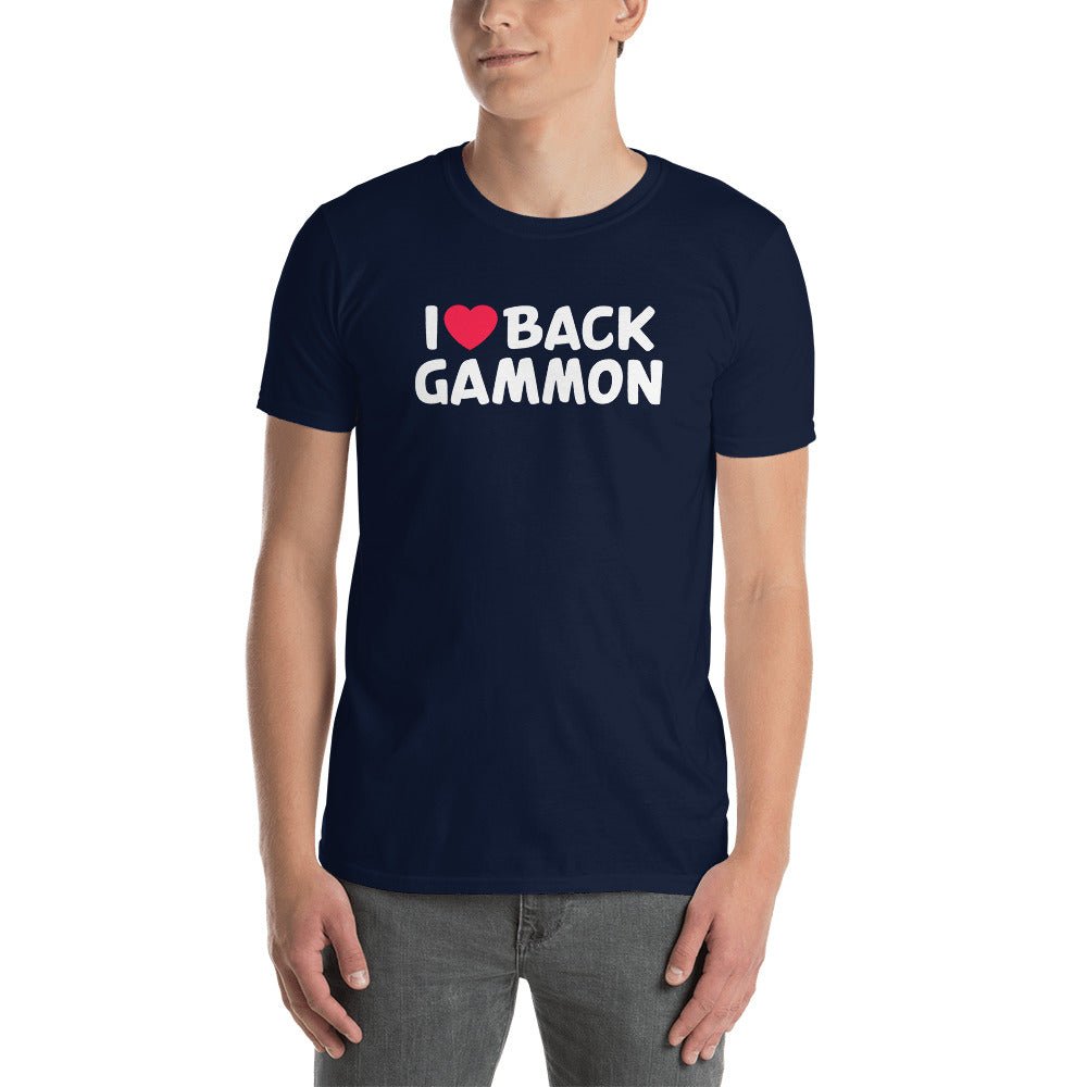 Short-Sleeve Unisex T-Shirt - Backgammon Galaxy