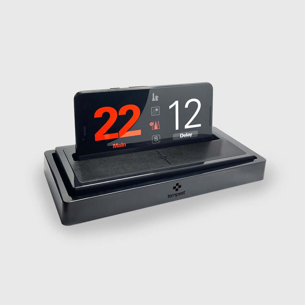 Tempest Game Clock, Classic or Deluxe Edition, Use for Backgammon, Chess & More - Backgammon Galaxy