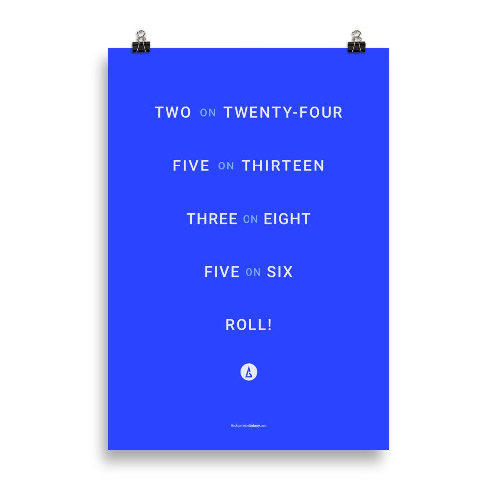 The Formation Poster Backgammon Poster - Backgammon Galaxy