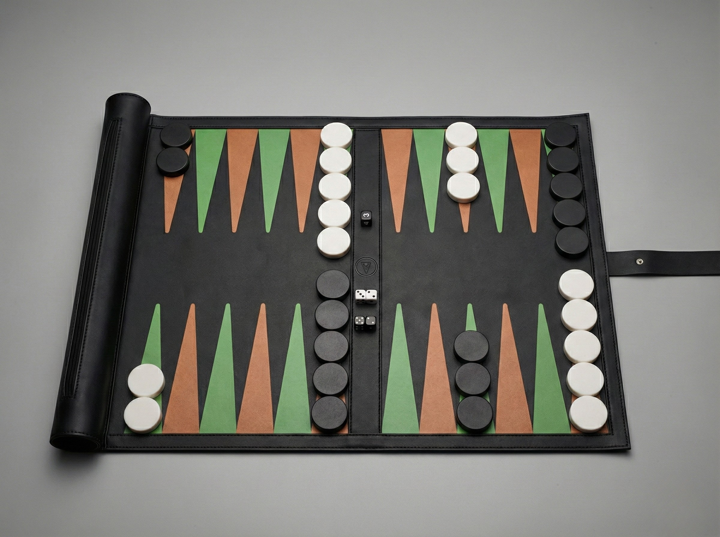 Atlas Board, Tournament Size Roll-up Backgammon Board