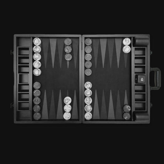 Das VOID-Brett, Galaxy-Serie, Original-VOID-Edition, luxuriöses Backgammon-Set, inklusive Tragetasche 