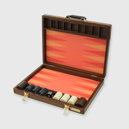 Monte-Carlo-Grand-Prix-Brett, luxuriöses Backgammon-Set, klassisches Backgammon-Thema