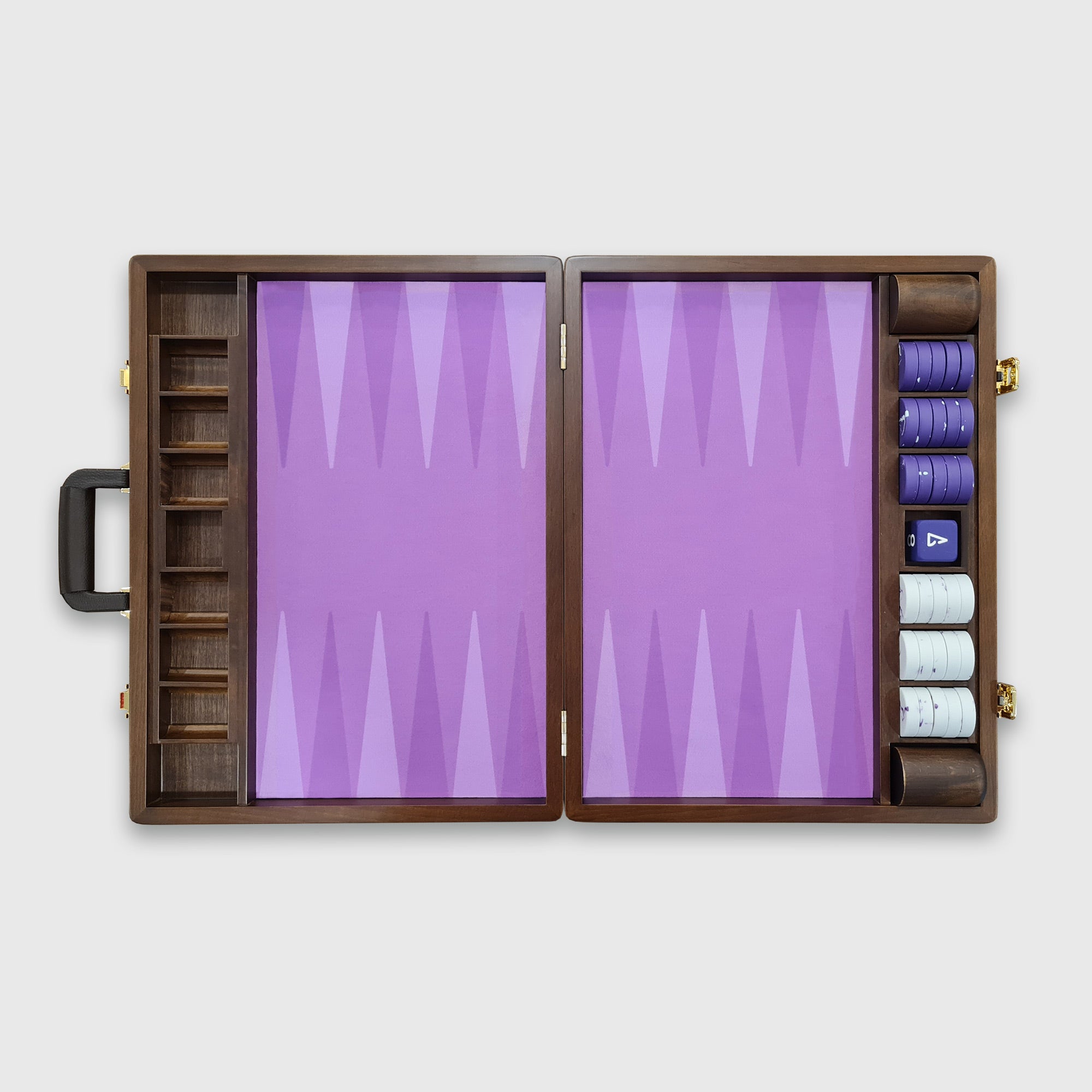 Monte-Carlo-Grand-Prix-Brett, luxuriöses Backgammon-Set, klassisches Backgammon-Thema